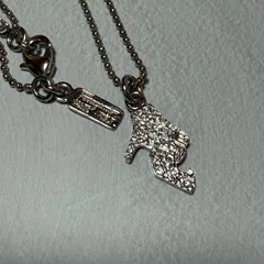 Salvatore Ferragamo サルヴァトーレフェラガモ ネックレス シルバー ラインストーン ハイヒールモチーフ レディース A30のサムネイル