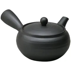 スズ木 萬古焼 急須 2号 約370ml 1人～2人用 ようがん 黒 日本製 0977-5490のサムネイル