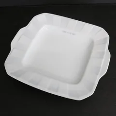 [NA]COMME CA DU MODE　27㎝×24㎝　プレート　スクエア　大皿　角皿　四角　ホワイト　コムサデモードのサムネイル