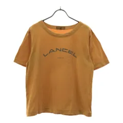 LANCEL ランセル ワッペン 半袖 Tシャツ M オレンジ メンズ 古着のサムネイル