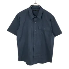 RUSTY ラスティ 半袖 シャツ M ブルー ジャケット メンズ 古着のサムネイル