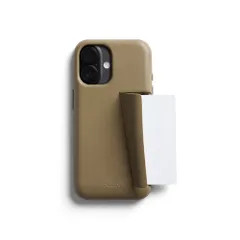 Bellroy Phone Case - 3 Card iPhone 17用 レザースマホケース カード収納付き - Khakiのサムネイル