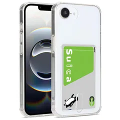 Cavor iPhone17e ケース iPhone16e ケースカード収納アイフォン17e TPU ケース iPhone 16e 財布型 カバー 薄型 透明TPU 指紋防止 落下防止 傷防止 軽量 Qi急速充電対応 iPhone16e スマホケース 財布型のサムネイル