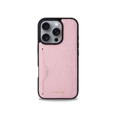 COGURE コグレ iPhone16Pro ケース 本革 シュリンクカーフレザー カード入れ シンプル おしゃれ ギフトボックス付き COPC1 ピンク【Pink】のサムネイル