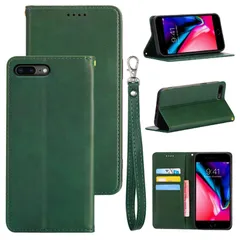 適用 iPhone 7Plus/iPhone 8Plus 用 ケース 手帳型 7Plus 手帳型ケース 8Plus スマホケース カバー 手帳型 PUレザー カード収納 財布型 耐衝撃 ケース マグネット スタンド機能付き 5色(iPhone 7Plus 用/のサムネイル
