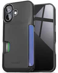 ENCASED ケース iPhone 17対応 Cache Series 手帳型 カード収納 耐衝撃 スマホケース ブラックのサムネイル