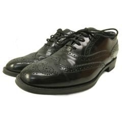 美品 TOD'S ドレスシューズ ウイングチップ スエード 36.5 23.5 - メルカリ