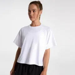 キャリー レディース トップス Tシャツ CALIA Womens Oversized Renew Boxy Tee Pure White ホワイトのサムネイル