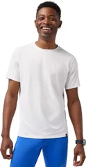 ブルックス メンズ トップス シャツ Brooks Mens Luxe Short Sleeve Shirt White ホワイトのサムネイル