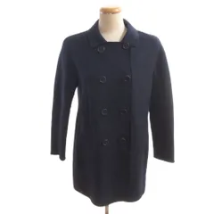 Sマックスマーラ 'S Max Mara コート ネイビー 38 ウール メルトン ダブルブレスト ミドル丈のサムネイル
