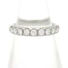 mikimoto(ミキモト) リング美品  - Pt950×ダイヤモンド 10Pダイヤ/ダイヤ0.30カラットのサムネイル