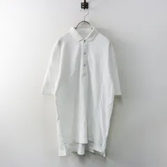 美品 45R 45rpm フォーティファイブアール 鹿の子コットンポロシャツ 3＼ホワイト カノコ カットソー メンズ【2400015057811】のサムネイル
