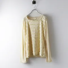 Archive ピンクハウス PINK HOUSE 段々チュールフリルカットソー L＼アイボリー Tシャツ 長袖【2400015058672】のサムネイル