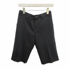アー・ヴェ・ヴェスタンダード ミッシェルクラン a.v.v standard ハーフパンツ ウール 40 グレー ストライプ柄 ショート丈 ベルト付き /PP ■ECB002のサムネイル
