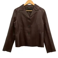 LANVIN COLLECTION(ランバンコレクション) ジャケット サイズ40 M レディース美品  - ボルドー 長袖/レザー/春/秋のサムネイル