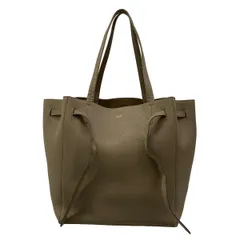 CELINE(セリーヌ) トートバッグ カバファントムスモールウィズベルト グレーベージュ レザーのサムネイル