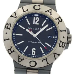 ベルト訳あり ブルガリ BVLGARI TI44TA ディアゴノ チタニウム デイト 自動巻き メンズ _961625のサムネイル