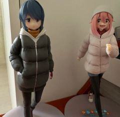 ゆるキャン anime Japan 2019 缶バッジ 各務原なでしこ 志麻リン