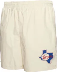 ミッチェルネス メンズ ボトムス ハーフパンツ・ショーツ ショートパンツ Mitchell Ness Mens Texas Rangers Cream 7 Heritage Woven Shortsのサムネイル