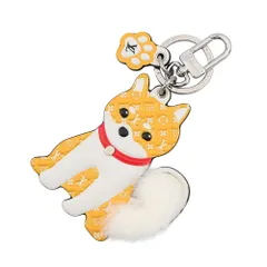ルイヴィトン キーホルダー ポルト クレ・LV シバ モノグラム/ミンクファー M01199 ヴィトン チャーム 柴犬のサムネイル