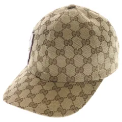 GUCCI (グッチ) ヒグチユウコ GGキャンバス ベースボールキャップ ベージュ #S 847862のサムネイル