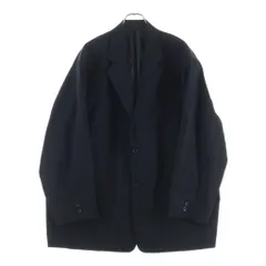 Graphpaper (グラフペーパー) 24SS Scale Off Wool Jacket スケールオフウール 2B テーラードジャケット ブラック GM241-20168Bのサムネイル