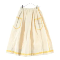 MARNI (マルニ) 22SS コットン ペインテッドスカート 刺繍 ペイント加工 ベージュ GOJDW62JMX USCS71 レディースのサムネイル