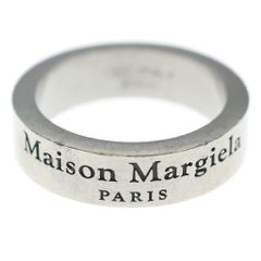 美品 Maison Margiela メゾンマルジェラ 反転ロゴ リング 24号 - メルカリ