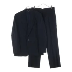 LOUIS VUITTON (ルイヴィトン) 06AW セットアップスーツ ストライプ総柄 ウール 1Bテーラードジャケット スラックスパンツ ネイビー RM062 MJJA50WRBのサムネイル