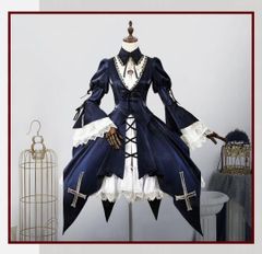 ローゼンメイデン サンリオ 水銀燈×クロミ コラボワンピースセット