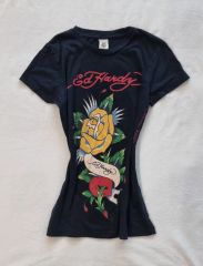【Y2K】Ed Hardy archive 平成ギャル Tシャツ　ストーン Ed Hardy風 Tシャツ y2k 平成ギャル ラインストーン archive - メルカリ