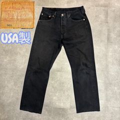 匿名発送❗️【USA製】リーバイス 501 サルファブラック W31 L30 後