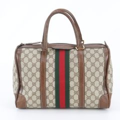 GUCCI グッチ ミニボストン ハンドバッグ GGスプリーム シェリーライン