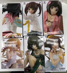 【未開封・現状品】アイドルマスター　シンデレラガールズ　EXQ フィギュア　6点セット　藤原肇　高森藍子　緒方智絵里　前川みく　高垣楓　双葉杏未開封品　C-94のサムネイル