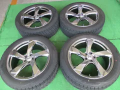 ボルボ　XC90　など　中古スタッドレスセット　8.5J-20 5H108 +45　純正ボルト対応品　275/45R20　ダンロップ　SJ8+付きのサムネイル