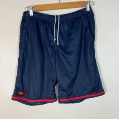 ellesse トレーニングショートパンツ ネイビー×レッド L 42710073のサムネイル