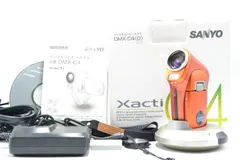 ■【美品】サンヨー SANYO Xacti DMX-C4(D) オレンジ デジタルムービーカメラ 元箱付　動作品のサムネイル