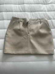 Grove ベージュ CHECK ミニスカートのサムネイル