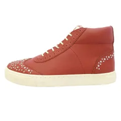HYSTERIC GLAMOUR ヒステリックグラマー スタッズ ハイカット スニーカー レッド系 6【中古】のサムネイル