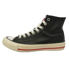 HYSTERIC GLAMOUR ヒステリックグラマー ロゴ レザー ハイカット スニーカー ブラック系 6【中古】のサムネイル