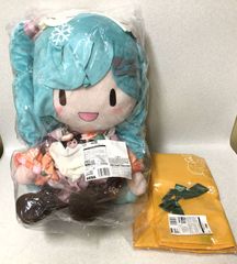 初音ミク 雪ミク どでかジャンボふわふわぬいぐるみ 中古品 2021年