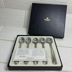 S1342 MIKIMOTO 真珠付き スプーンセット 未使用 265750635のサムネイル