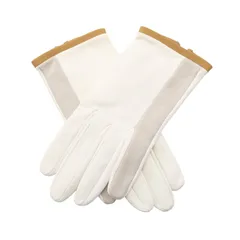 エルメス HERMES 手袋 トリミング パイピング レザー 手袋 レザーグローブ レディース Used Aのサムネイル
