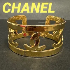 シャネル　CHANEL　ブレスレット　バングル　ココマーク　95P　GP　ゴールドメッキ　ゴールドのサムネイル