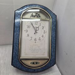 貴重❣️ からくり時計　青 アーチ型 貴重 からくり時計 青 アーチ型 - メルカリ