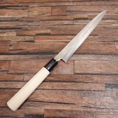 包丁 柳刃包丁 210mm 安来鋼青紙2号 朴シノギ柄 刺身包丁 55 - メルカリ