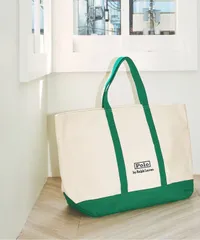 POLO RALPH LAUREN ICON TTE TOTE LARGE ポロラルフローレン アイコントートバッグ キャンバスのサムネイル