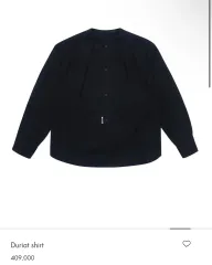 アーダーエラー 듀리앗 シャツ ブラック XL (Duriat shirt)のサムネイル