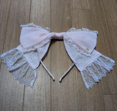 Angelic Pretty ハート柄 チュールカチューシャ - メルカリ