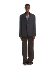PRADA プラダ トライアングル パッチ モヘア ブレーザーのサムネイル